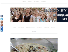 Tablet Screenshot of daddybyday.com